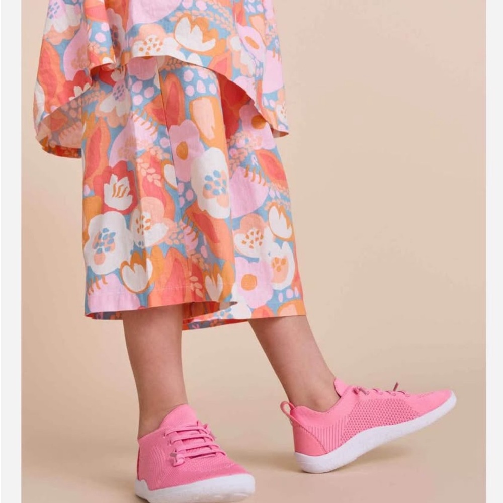Reima Barefoot Pink Sneakers, Zero-drop